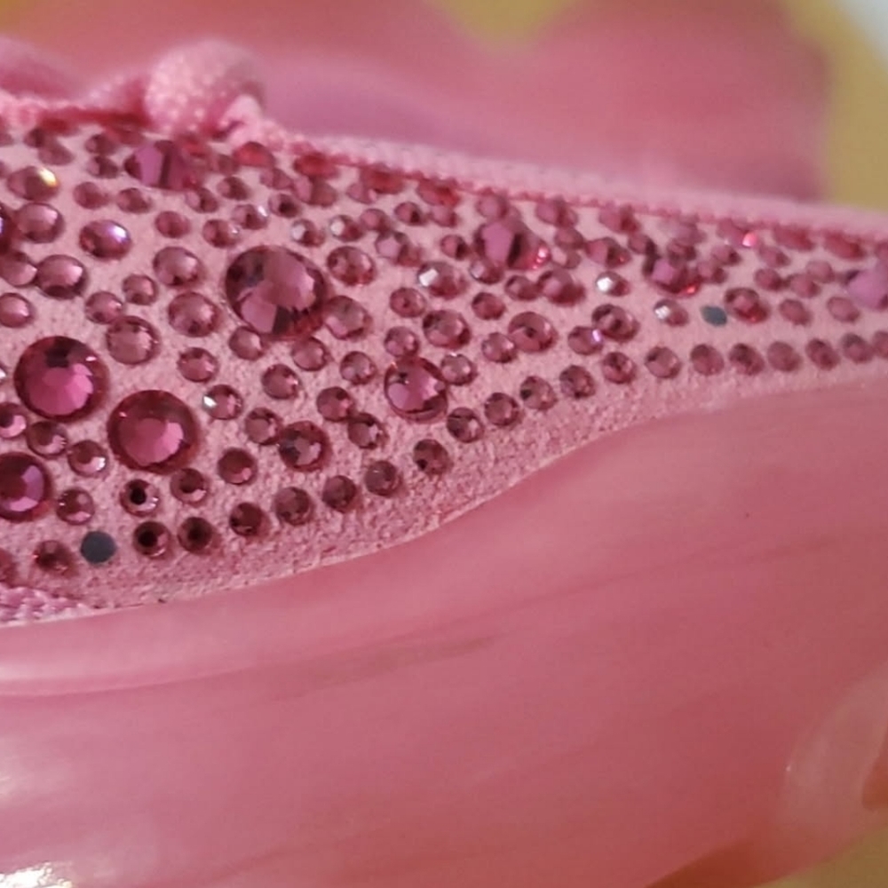 Steve Madden Maxima SM NY90 Pink Stone Sneakers Size 8 - Picture 11 of 13